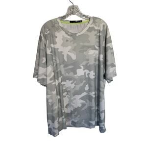 RLX Ralph Lauren Mens Short Sleeve Pony Performance Sport T-Shirt Gray Camo XXL